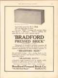 bradford pressed brick company 1913 some folks insist red vintage ad