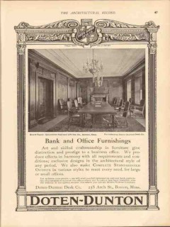 doten-dunton desk company 1913 columbian nat life boston ma vintage ad doten-dunton desk company 1913 columbian nat life boston ma vintage ad