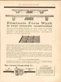 general fireproofing company 1913 eliminate form work vintage ad