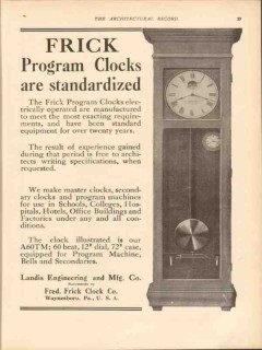 landis engineering mfg company 1913 frick program clocks vintage ad landis engineering mfg company 1913 frick program clocks vintage ad