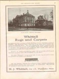 m j whittall 1913 state capitol trenton nj carpets rugs vintage ad
