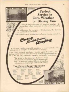 philip carey company 1913 perfect service hot cold weather vintage ad