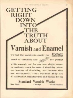 standard varnish works 1913 getting down truth about enamel vintage ad