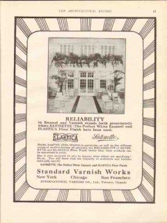 standard varnish works 1913 satinette reliability in enamel vintage ad