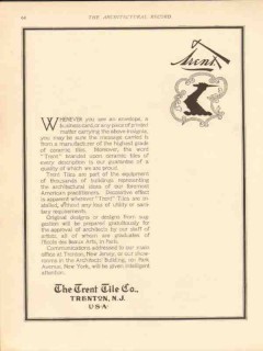 trent tile co 1913 artists lecole des beaux arts designs vintage ad