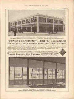 trussed concrete steel company 1913 flanders bdg detroit mi vintage ad