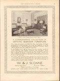 w and j sloane 1913 bedroom early english style furniture vintage ad