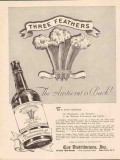coe distributors 1934 the aristocrat is back three feathers vintage ad