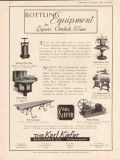 karl kiefer machine company 1934 whiskey bottling equipment vintage ad