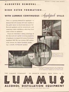 lummus company 1934 rockland distilling tenafly applejack vintage ad