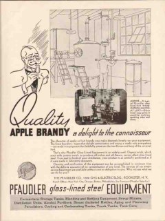 pfaudler company 1934 apple brandy glass lined equipment vintage ad