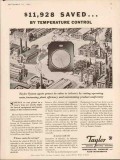 taylor instrument company 1934 temperature control vintage ad