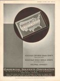 commercial solvents corp 1935 spirits by rossville whiskey vintage ad