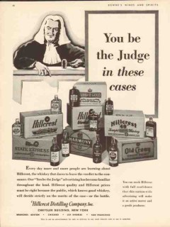 hillcrest distilling co 1935 you be the judge these cases vintage ad