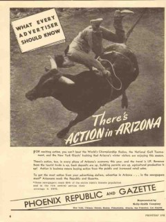 phoenix republic gazette 1947 newspaper action in arizona vintage ad phoenix republic gazette 1947 newspaper action in arizona vintage ad