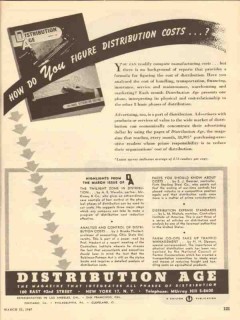 distribution age 1947 how do you figure cost magazine media vintage ad
