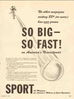 sport 1947 grown so big so fast americas newsstands media vintage ad sport 1947 grown so big so fast americas newsstands media vintage ad