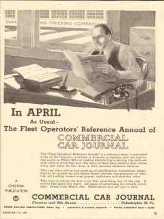 commercial car journal 1947 fleet operators reference media vintage ad