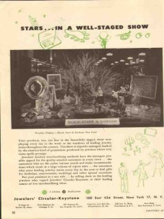 jewelers circular keystone 1947 black starr gorham media vintage ad