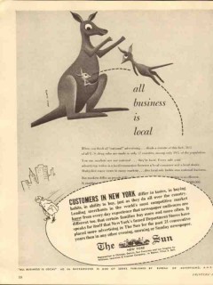 new york sun 1947 customers differ tastes newspaper media vintage ad
