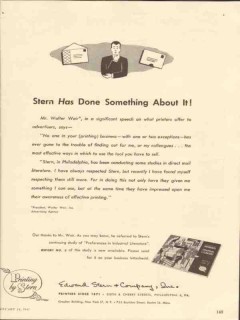 edward stern company 1947 walter weir done something about vintage ad