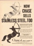 chase brass copper company 1954 sells stainless steel vintage ad