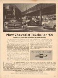 chevrolet 1954 new trucks for 54 loaded advantages you want vintage ad