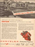 chrysler corp 1954 quad power unit extends advantages oil vintage ad