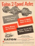 eaton mfg company 1954 trucks power 2-speed axles vintage ad