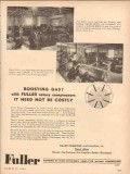 Fuller Company 1954 Vintage Ad Boosting Gas Rotary Compressors Costly