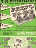 Gaso Pump Burner Mfg Company 1954 Vintage Ad Oil Field 3-D Performance