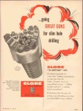 Globe Oil Tools Company 1954 Vintage Ad Drilling Slim Hole Great Guns