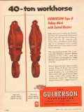 guiberson corp 1954 workhorse tubing block swivel becket vintage ad