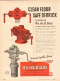 Guiberson Corp 1954 Vintage Ad Oil Wire Line Safe Derrick Clean Floor Guiberson Corp 1954 Vintage Ad Oil Wire Line Safe Derrick Clean Floor