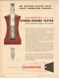 Halliburton Oil Well Cementing Company 1954 Vintage Ad Hydro-Spring -1 Halliburton Oil Well Cementing Company 1954 Vintage Ad Hydro-Spring -1