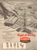 Larkin Packer Company 1954 Vintage Ad Oil Field Rig Equipment Service