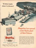 Magnet Cove Barium Corp 1954 Vintage Ad Oil Barite Plant New Orleans Magnet Cove Barium Corp 1954 Vintage Ad Oil Barite Plant New Orleans