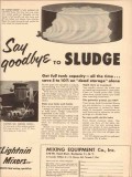 Mixing Equipment Company 1954 Vintage Ad Oil Sludge Full Tank Goodbye Mixing Equipment Company 1954 Vintage Ad Oil Sludge Full Tank Goodbye