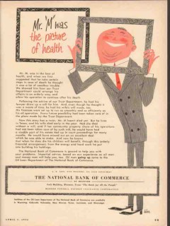 national bank of commerce 1954 houston mr m picture health vintage ad national bank of commerce 1954 houston mr m picture health vintage ad
