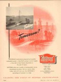 National Geophysical Company 1954 Vintage Ad Oil Seismic Tomorrow National Geophysical Company 1954 Vintage Ad Oil Seismic Tomorrow