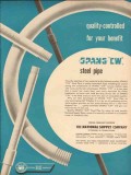 national supply company 1954 quality controlled steel pipe vintage ad