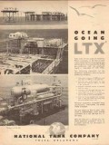National Tank Company 1954 Vintage Ad Oil Gas Well Ocean Going LTX National Tank Company 1954 Vintage Ad Oil Gas Well Ocean Going LTX