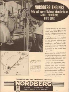 Nordberg Mfg Company 1954 Vintage Ad Oil Engines Efficiency Standards Nordberg Mfg Company 1954 Vintage Ad Oil Engines Efficiency Standards