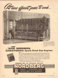 Nordberg Mfg Company 1954 Vintage Ad Oil Supairthermal Efficient Power
