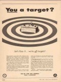 Oil Gas Journal 1954 Vintage Ad Atomic Attack CD Propaganda Target