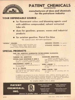 patent chemicals inc 1954 your dependable source blooming vintage ad patent chemicals inc 1954 your dependable source blooming vintage ad