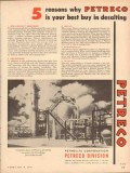 Petrolite Corp 1954 Vintage Ad Oil Reasons Why Petreco Best Desalting Petrolite Corp 1954 Vintage Ad Oil Reasons Why Petreco Best Desalting