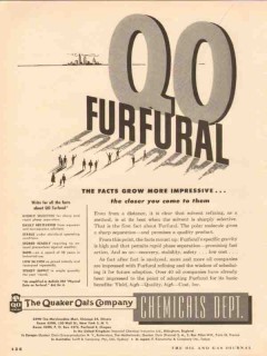 quaker oats company 1954 qo furfural facts grow impressive vintage ad quaker oats company 1954 qo furfural facts grow impressive vintage ad