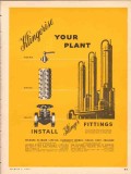 Richard Klinger Ltd 1954 Vintage Ad Oil Klingerise Your Plant Fittings Richard Klinger Ltd 1954 Vintage Ad Oil Klingerise Your Plant Fittings