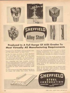 sheffield steel corp 1954 produce full range aisi grades vintage ad